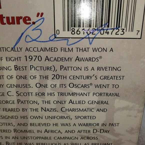 Vintage Patton Movie VHS - George C. Scott Military War 1997 - Picture 6 of 7